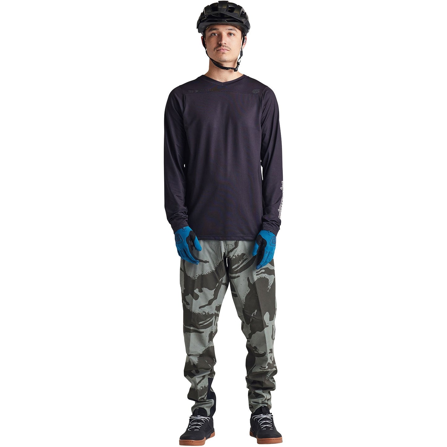 Skyline LS Jersey Mono Black