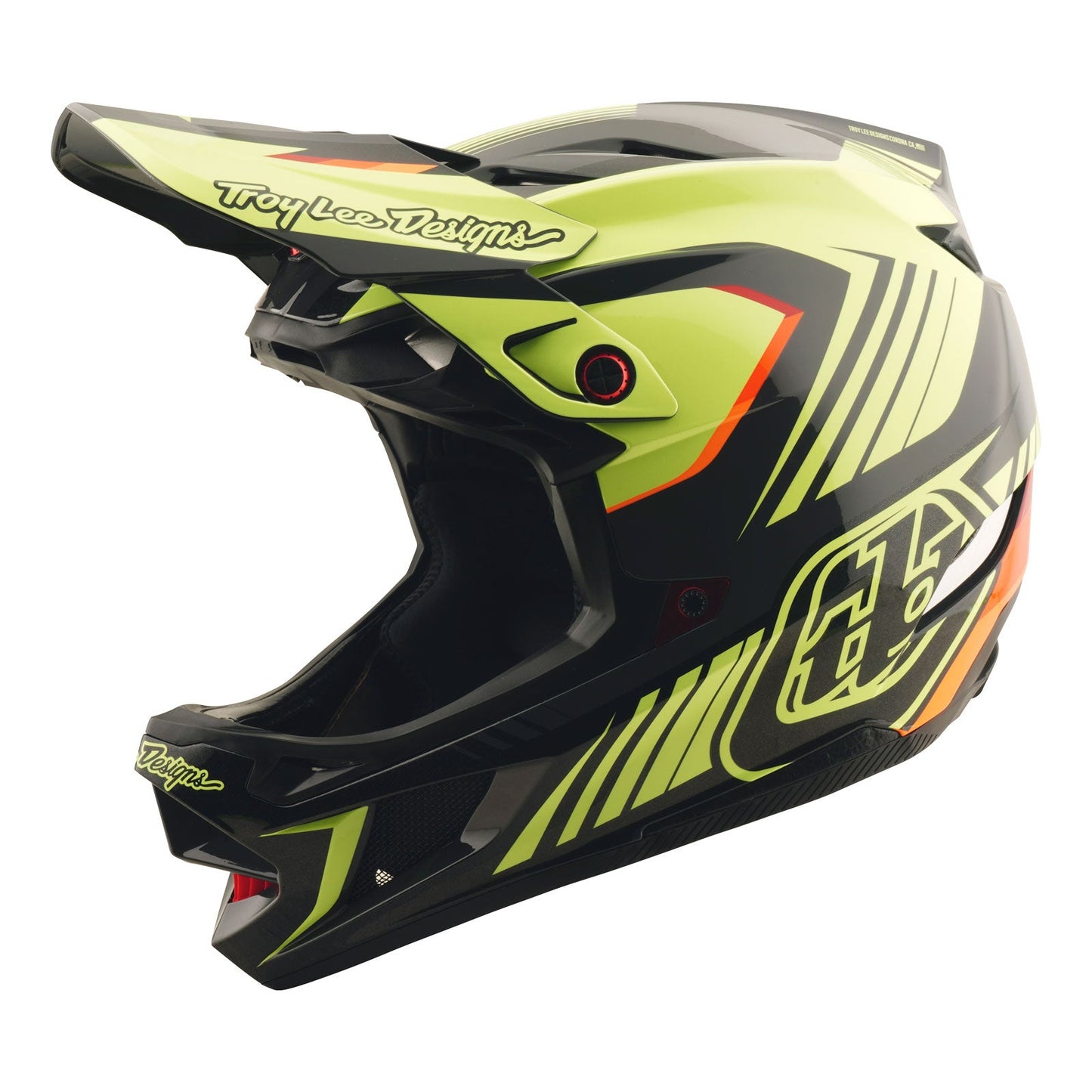 D4 Polyacrylite Helmet Qualifer Black / Yellow