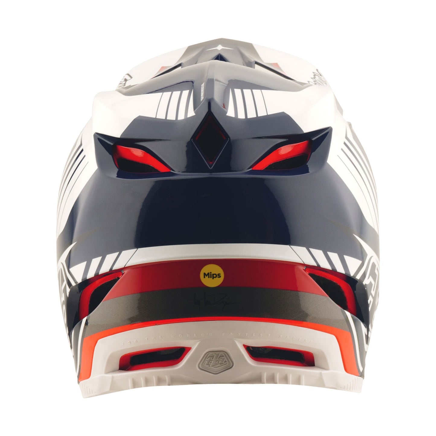 D4 Polyacrylite Helmet Qualifer Blue / White