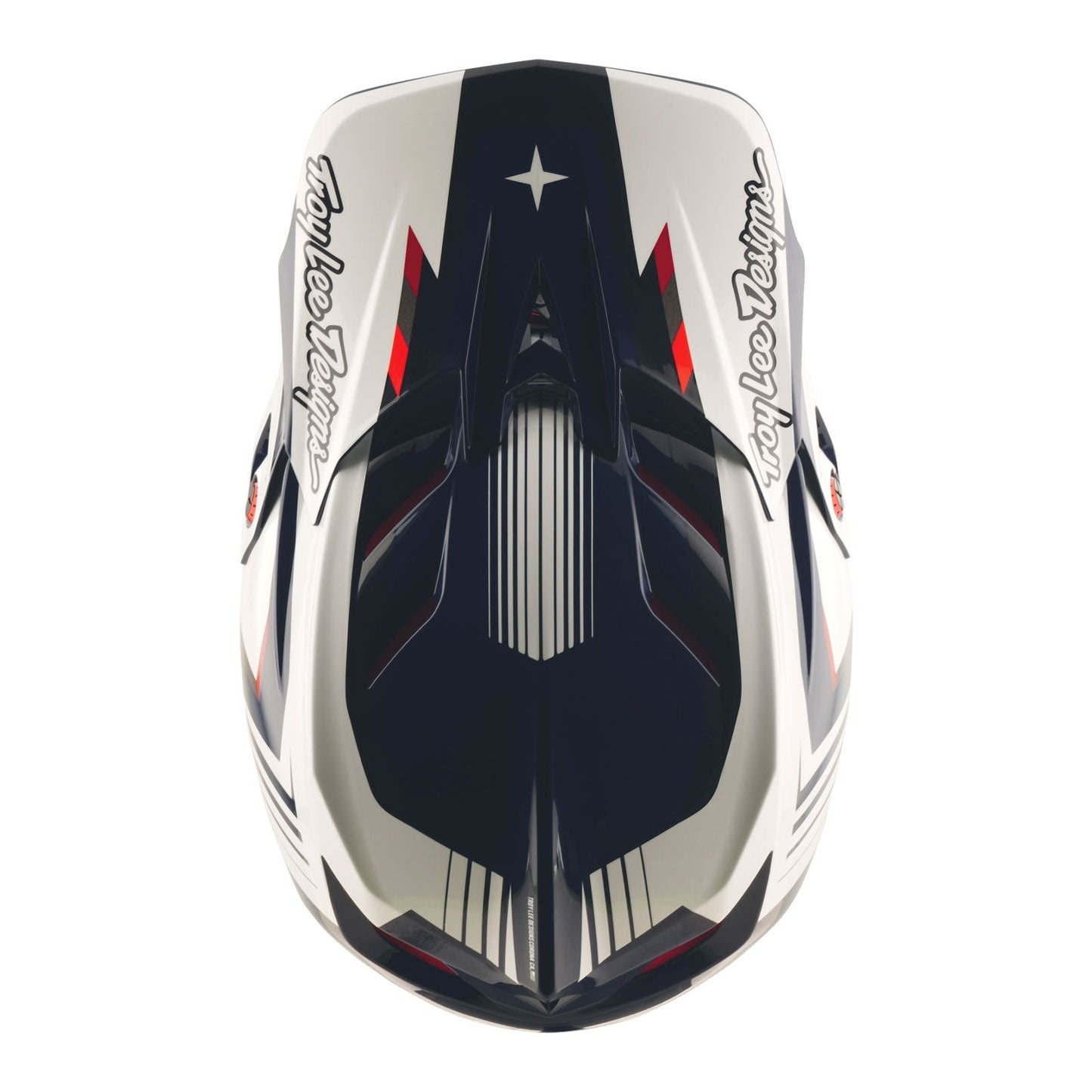 D4 Polyacrylite Helmet Qualifer Blue / White