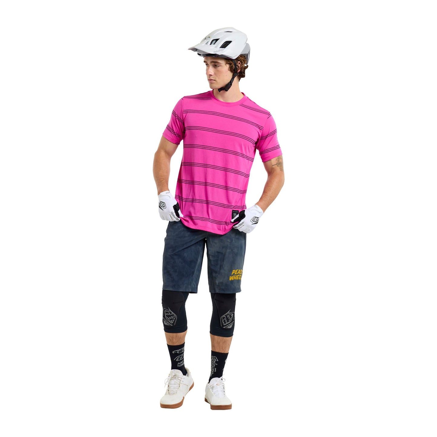 Skyline Short Sleeve Ride Tee Washed Out Party Pink