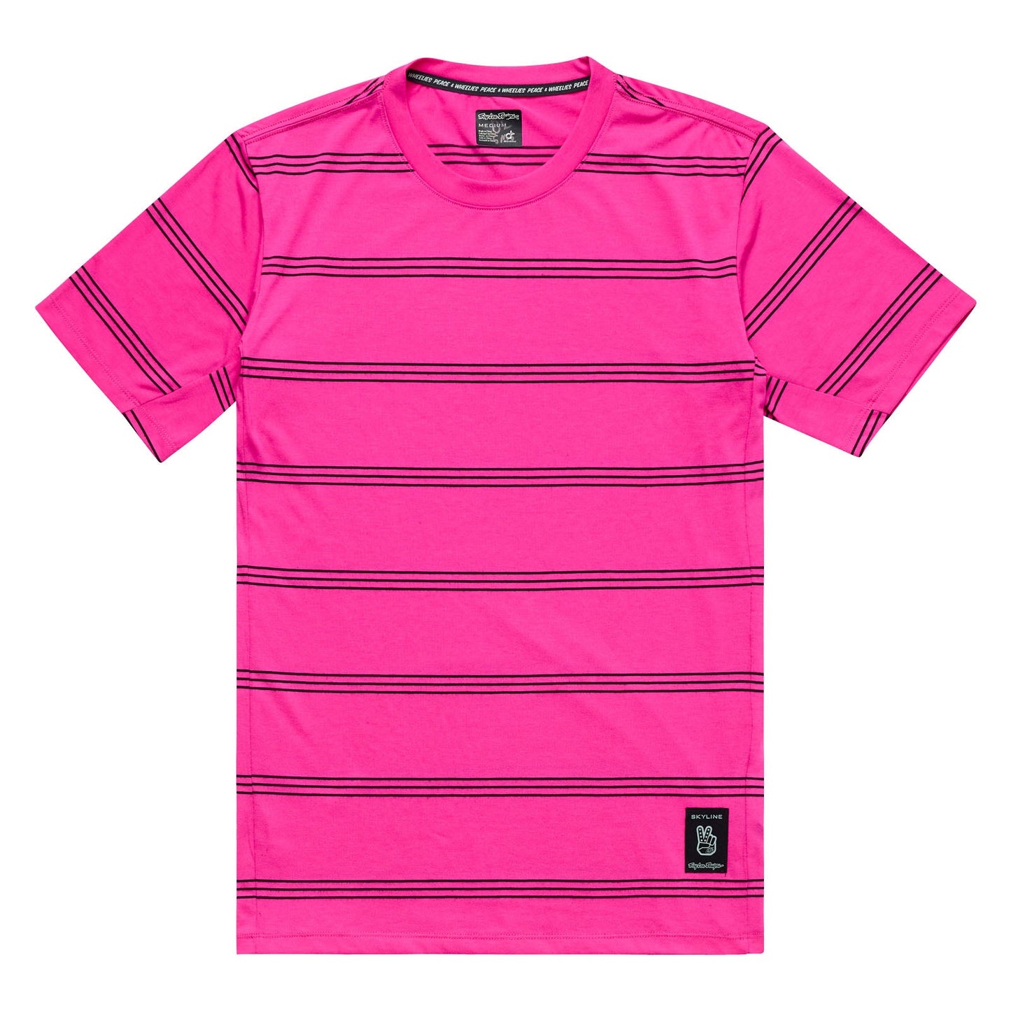 Skyline Short Sleeve Ride Tee Washed Out Party Pink