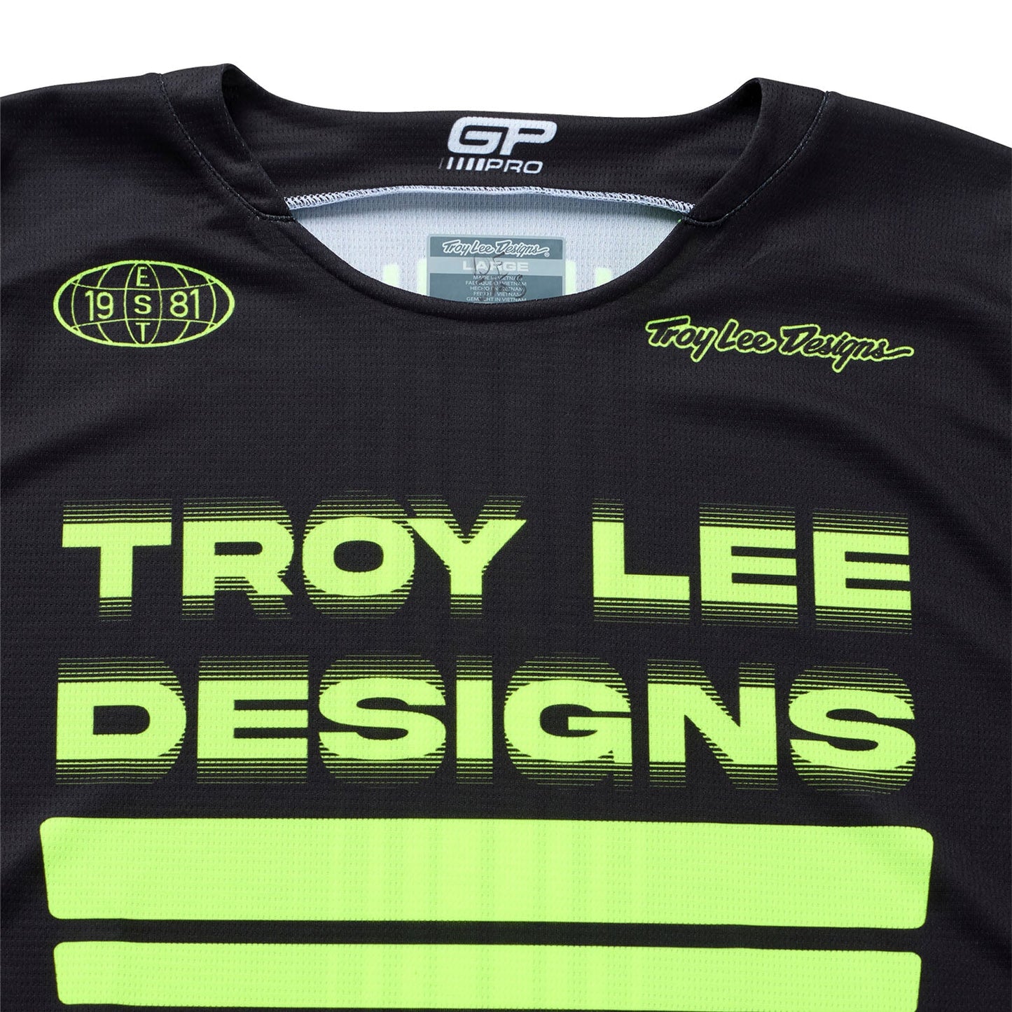GP Pro Jersey Segment Black / Flo Yellow