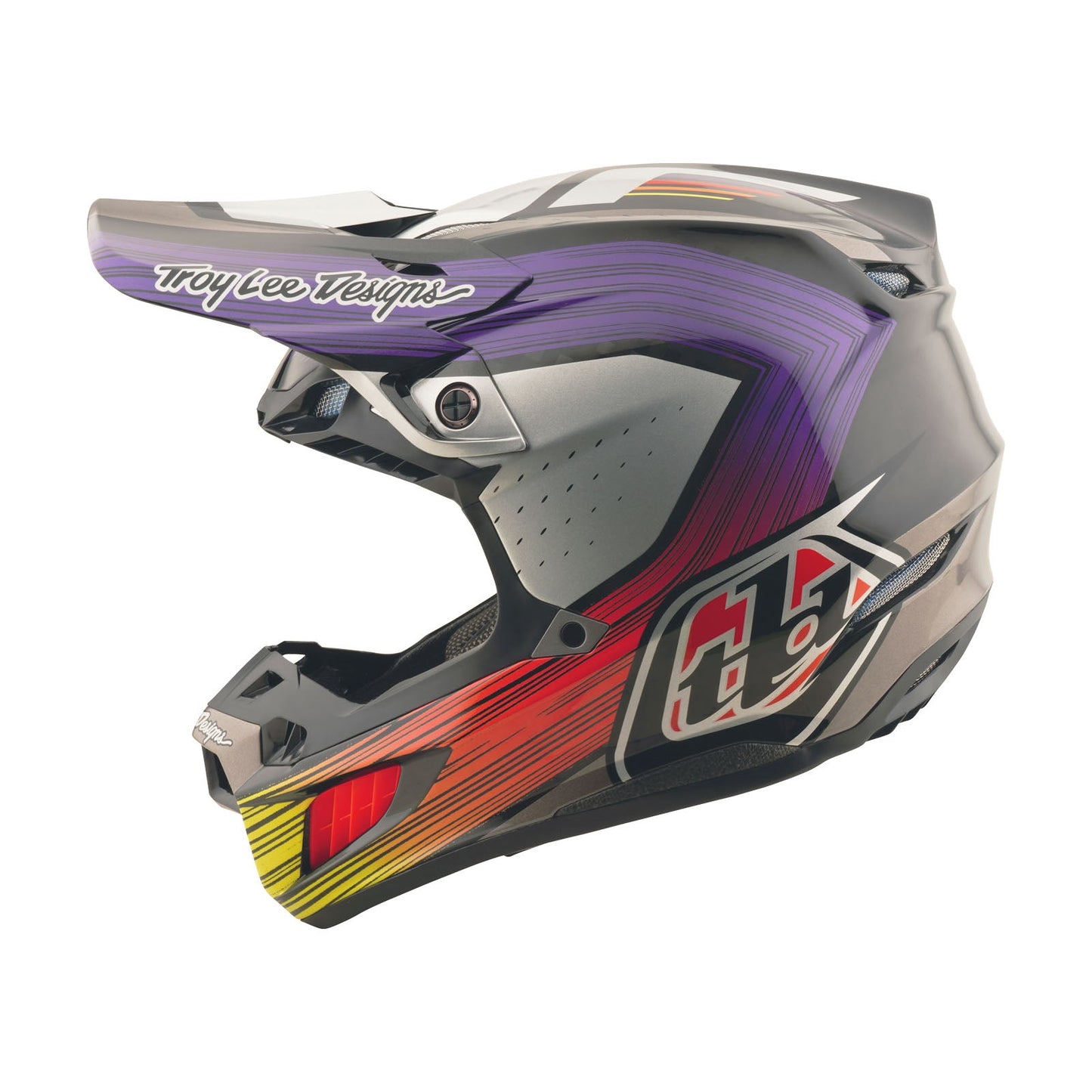 SE5 Carbon Helmet Stripes Black / Purple