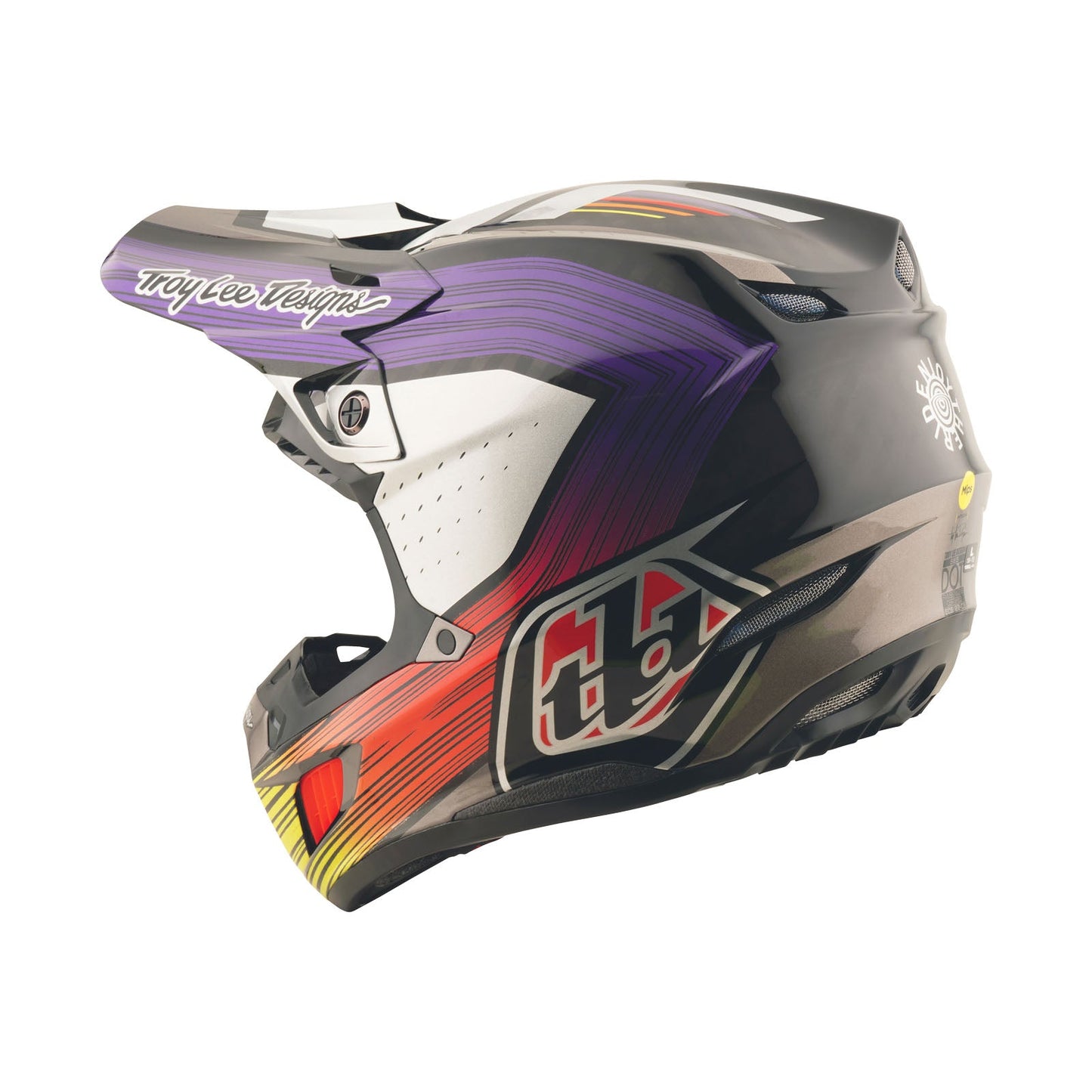 SE5 Carbon Helmet Stripes Black / Purple
