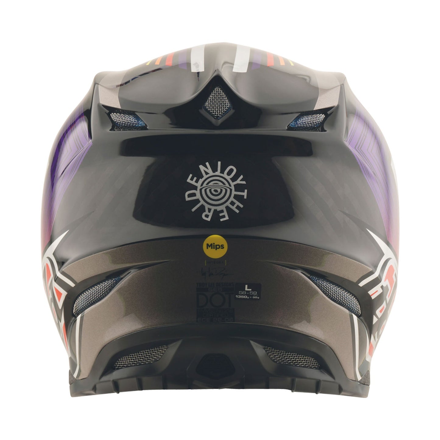 SE5 Carbon Helmet Stripes Black / Purple