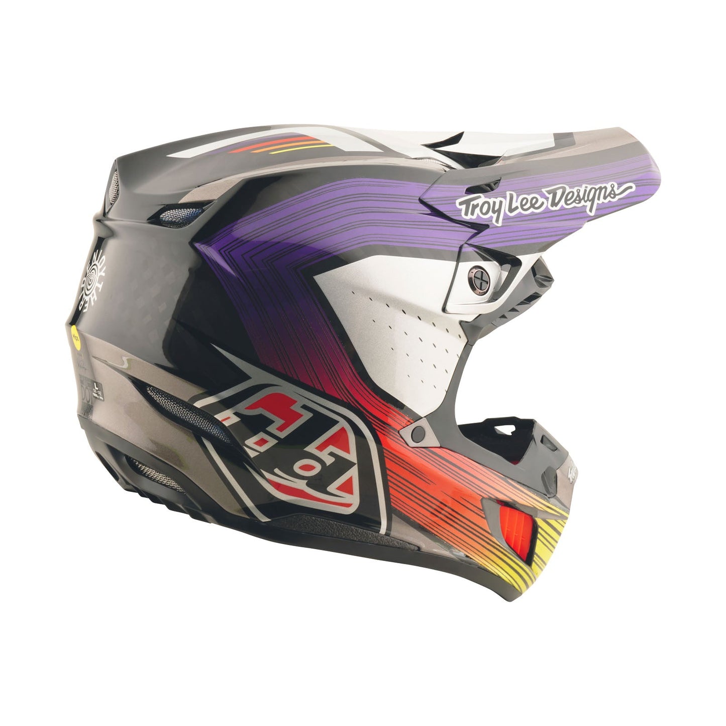 SE5 Carbon Helmet Stripes Black / Purple