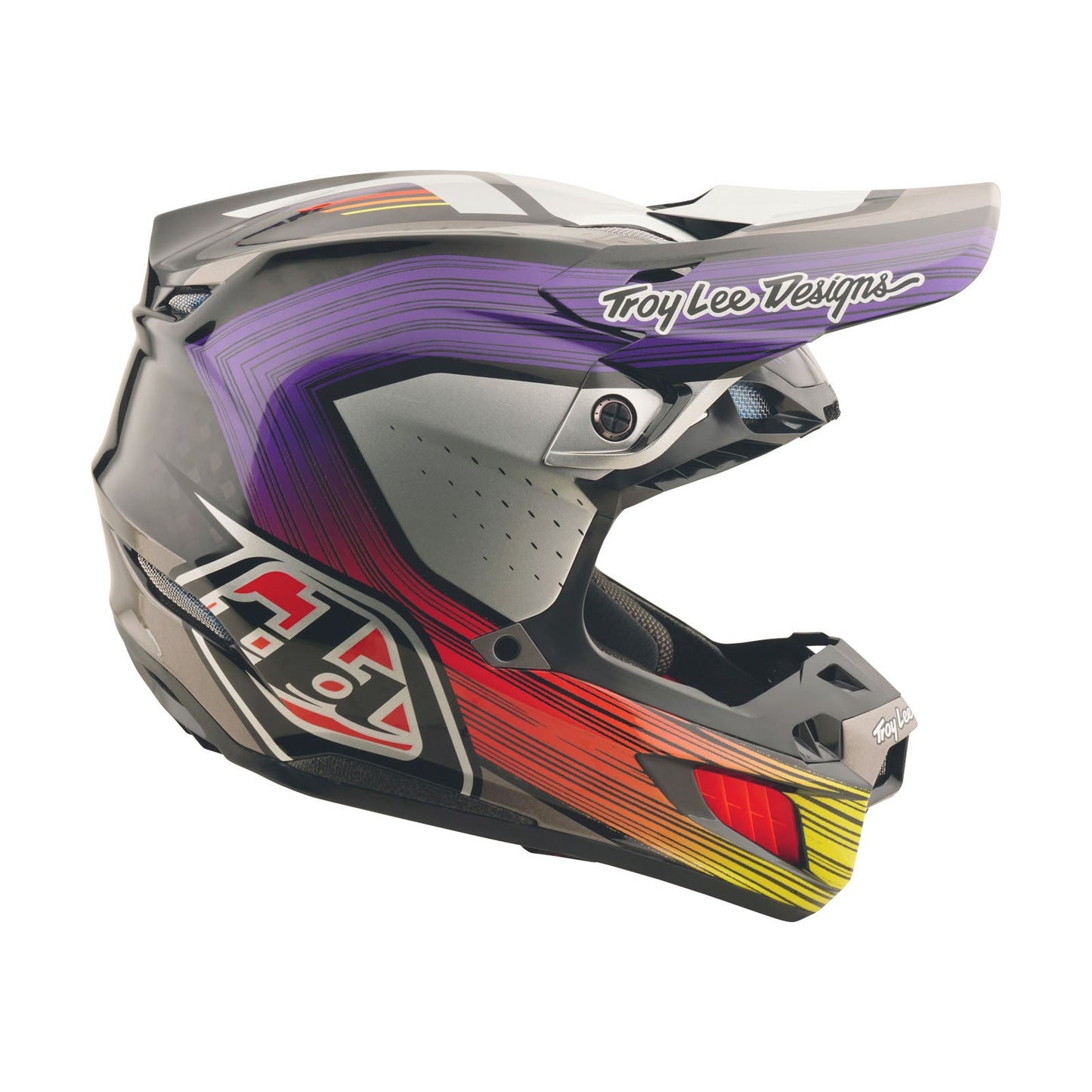 SE5 Carbon Helmet Stripes Black / Purple