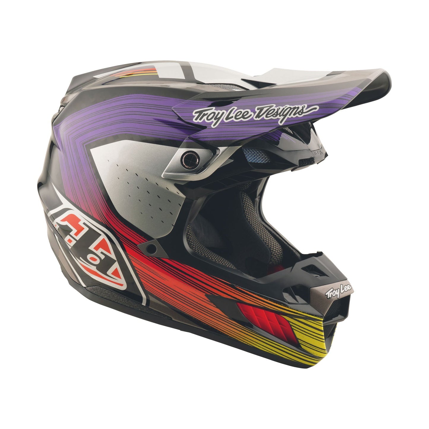 SE5 Carbon Helmet Stripes Black / Purple