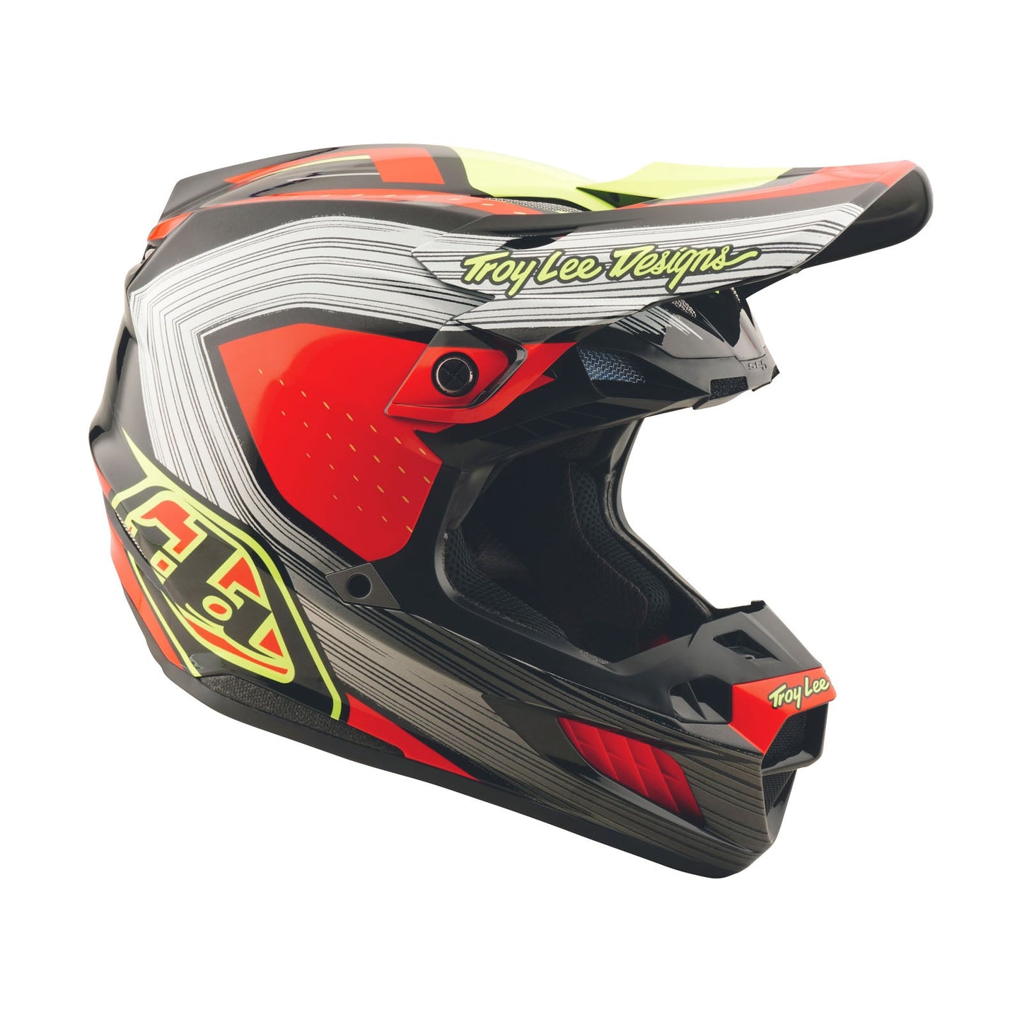 SE5 Composite Helmet Stripes Black / Infra Red