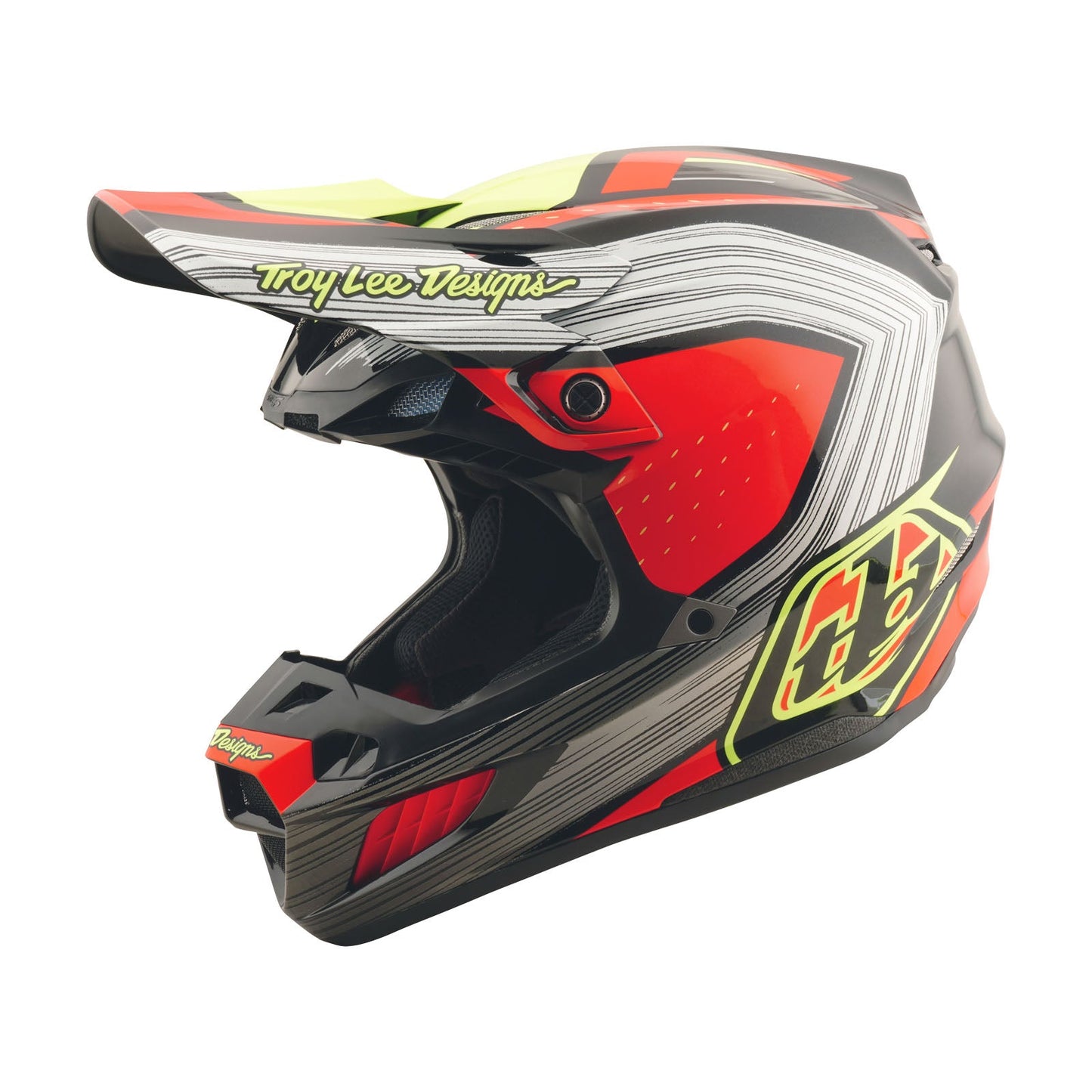 SE5 Composite Helmet Stripes Black / Infra Red