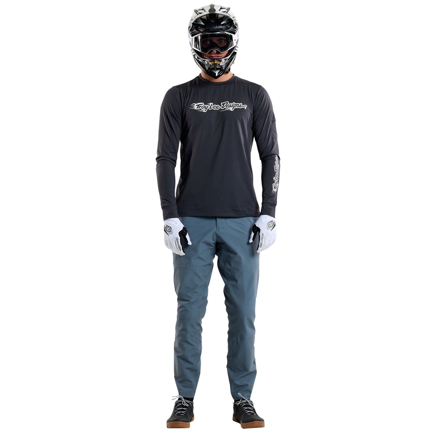 Ruckus Long Travel Pant Mono Steel Blue