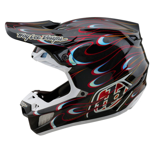 SE5 Carbon Helmet Torched Black / Red
